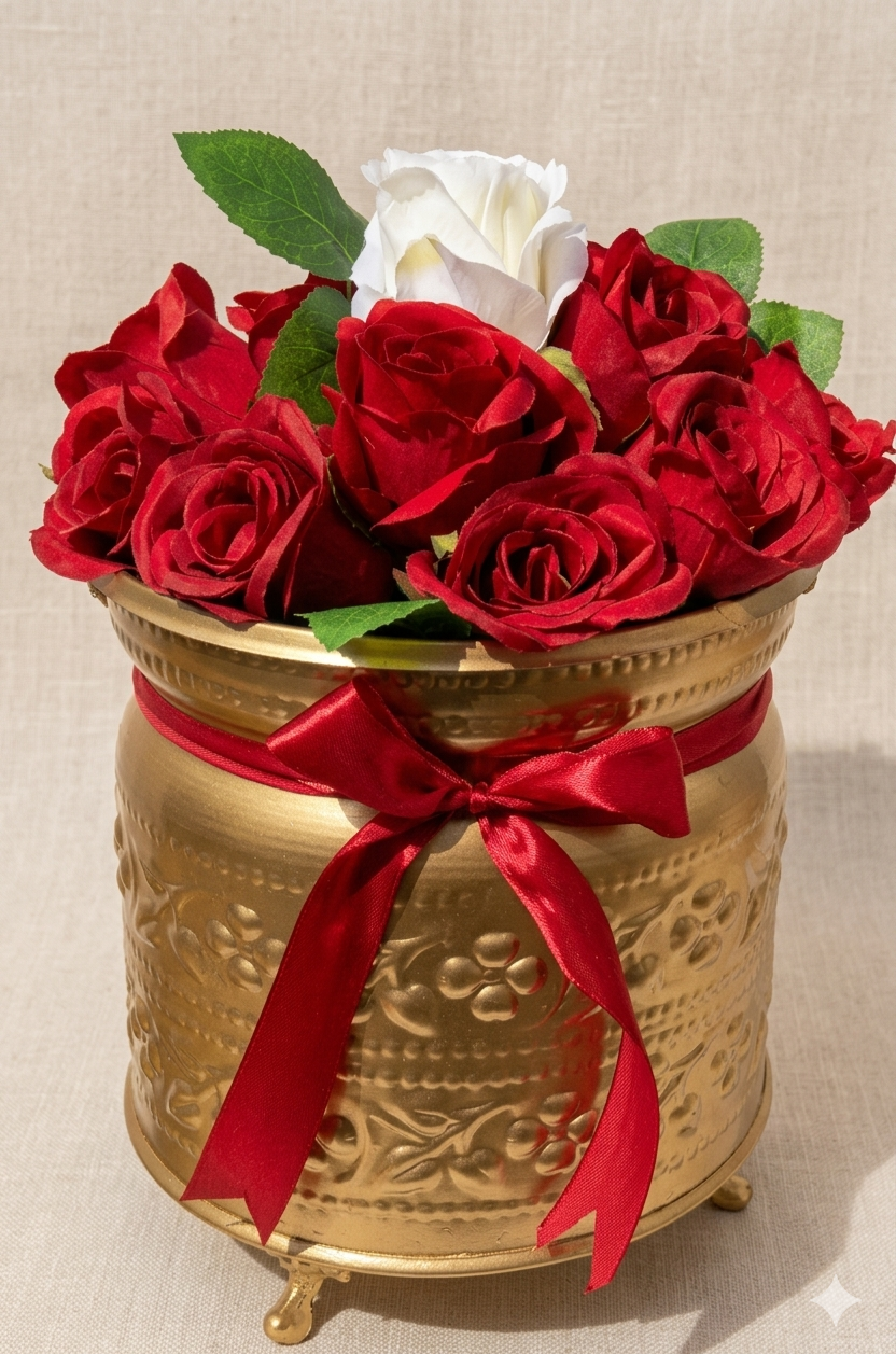 مزهرية نحاسية(محبَس نحاس)